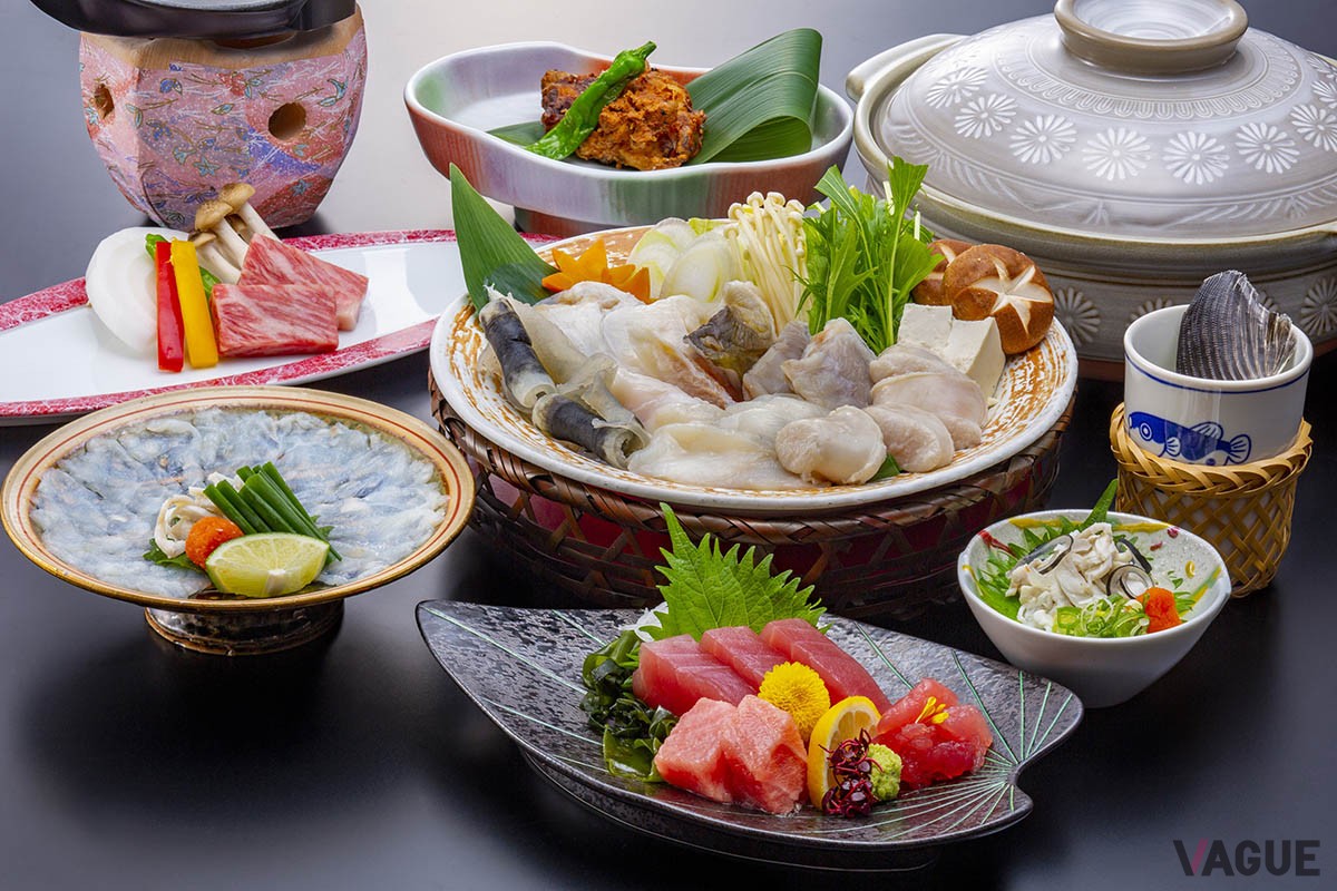 “大門坂ツアー”と同時期に受付がスタートしたのが「まぐろとふぐの旬彩料理プラン」