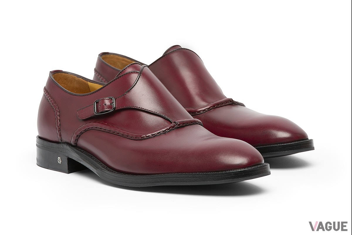 モンクストラップシューズの「SANT'EULALIA LEATHER MONK STRAP」