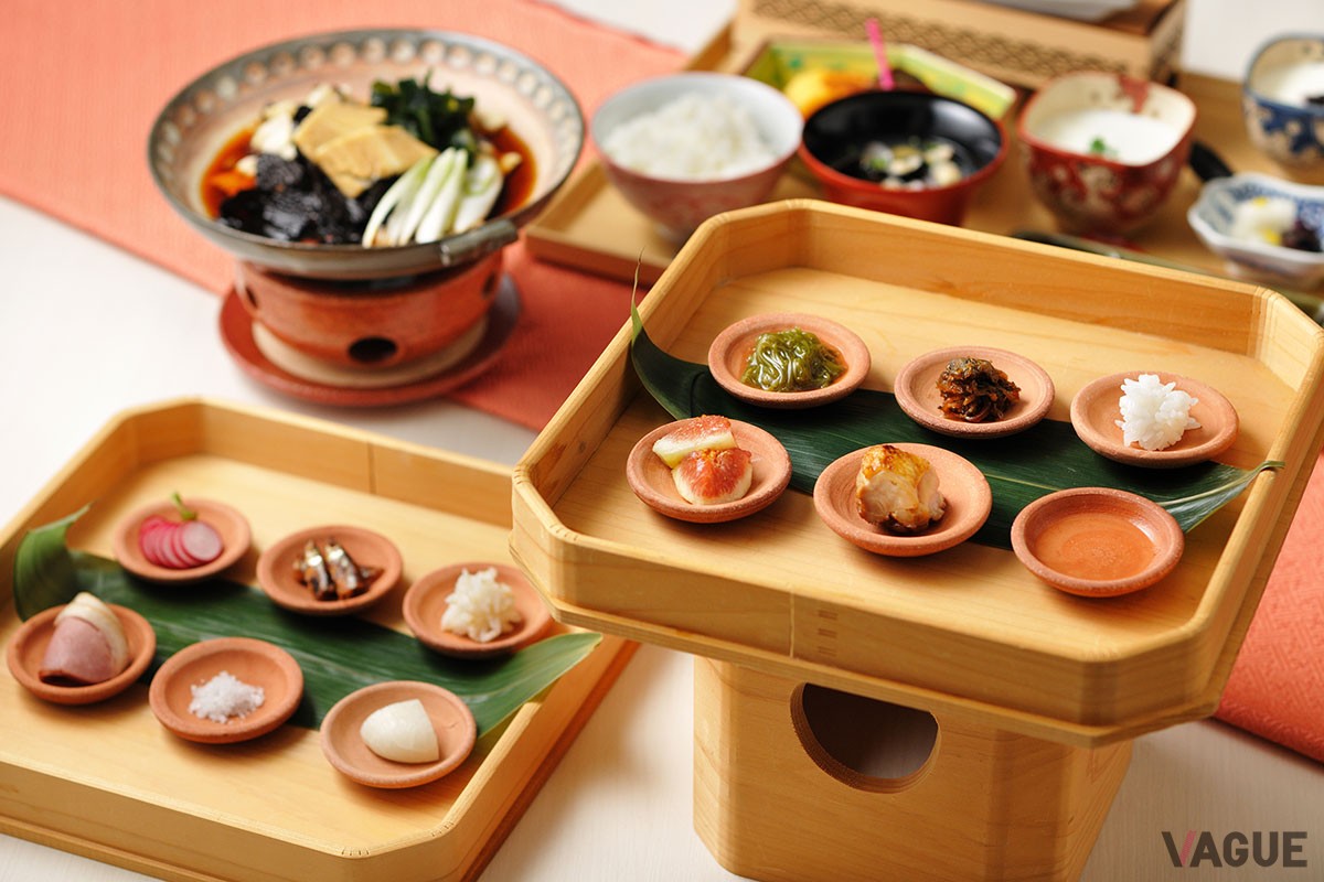 新規開業した「界 出雲」で提供される神饌朝食