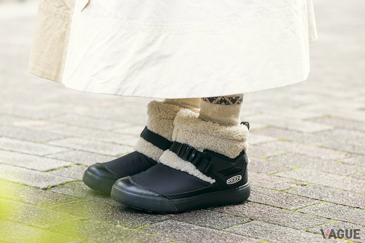 3種の保温素材が冬でも足元をしっかり防寒。すべりにくいソールで街歩きも快適なキーンのショート丈ブーツ「HOODROMEO MINI」