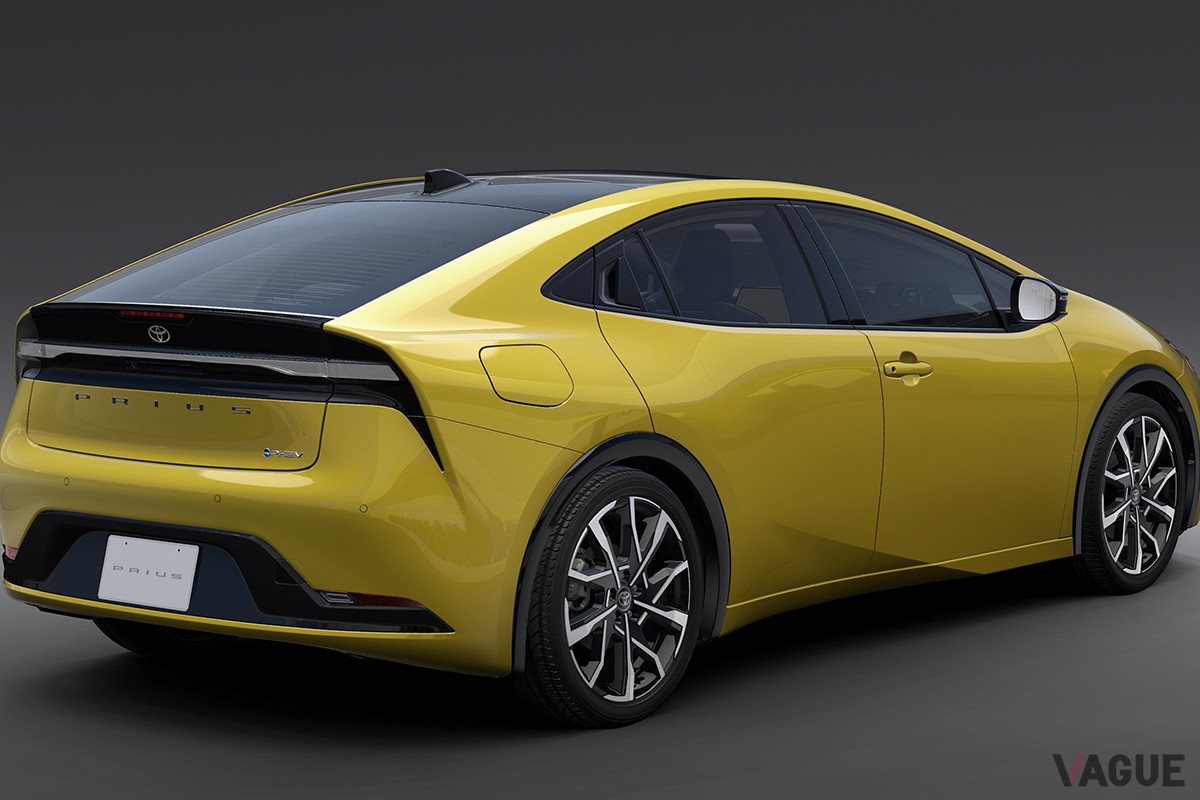 プリウス（2.0L PHEV プロトタイプ）（マスタード）