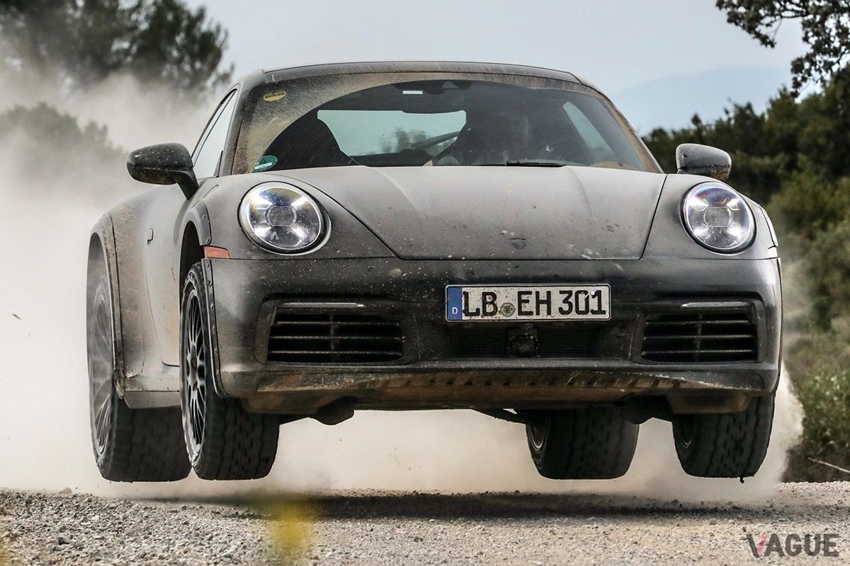 開発テスト中のポルシェ新型「911ダカール」
