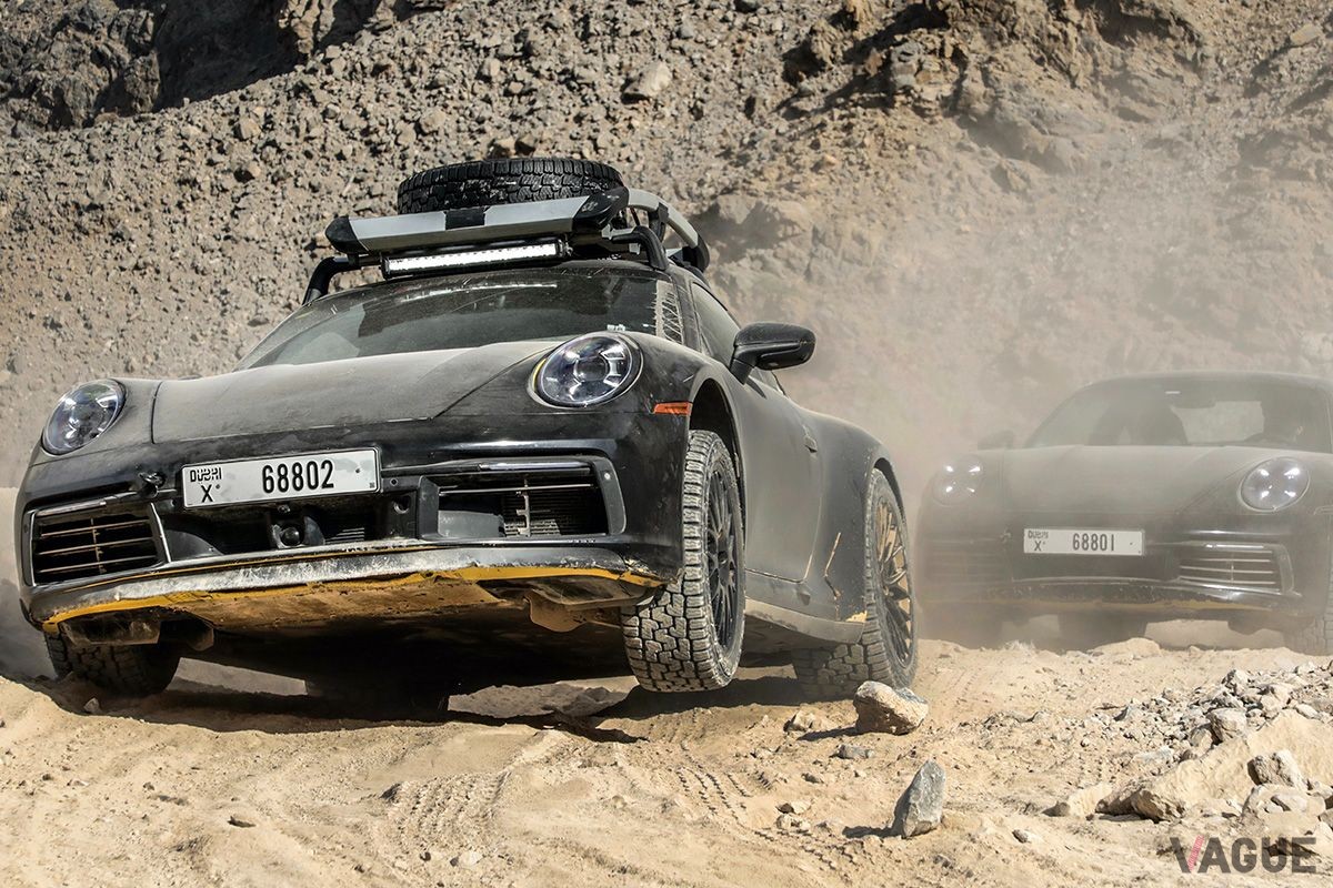 開発テスト中のポルシェ新型「911ダカール」