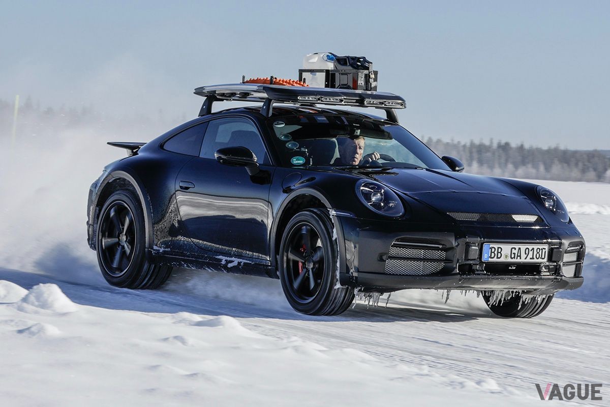 開発テスト中のポルシェ新型「911ダカール」