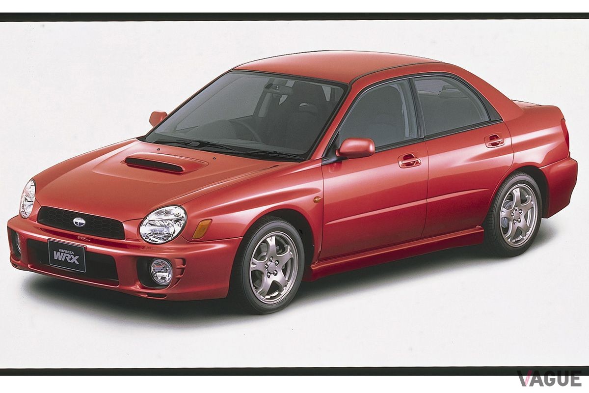 2000年に登場した2代目「インプレッサWRX」