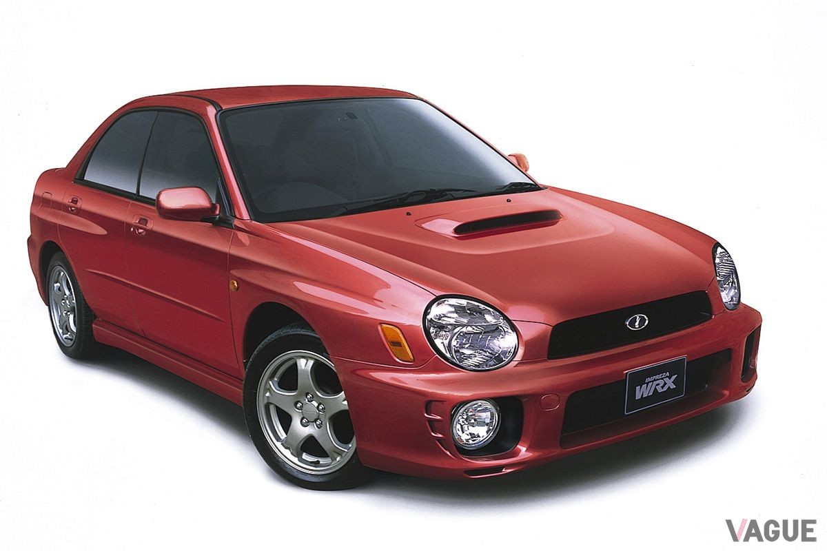 2000年に登場した2代目「インプレッサWRX」