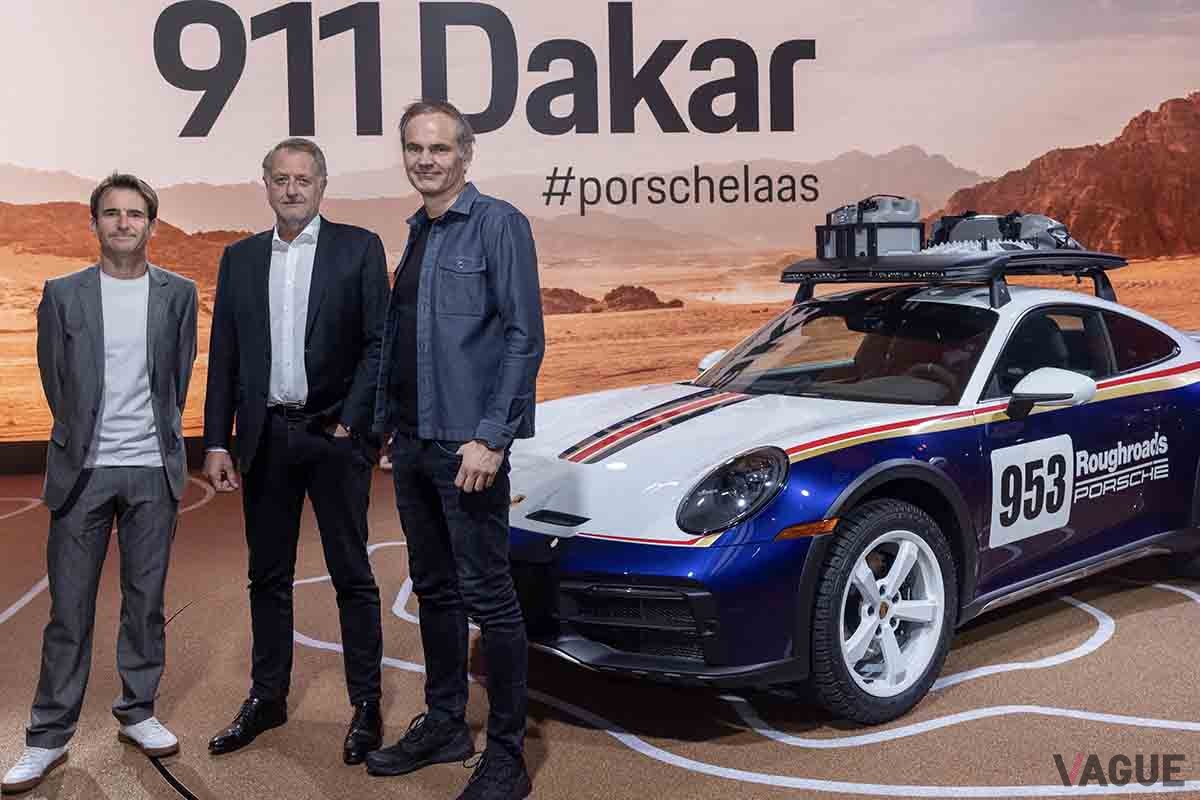 LAショーで世界初公開されたポルシェ新型「911ダカール」