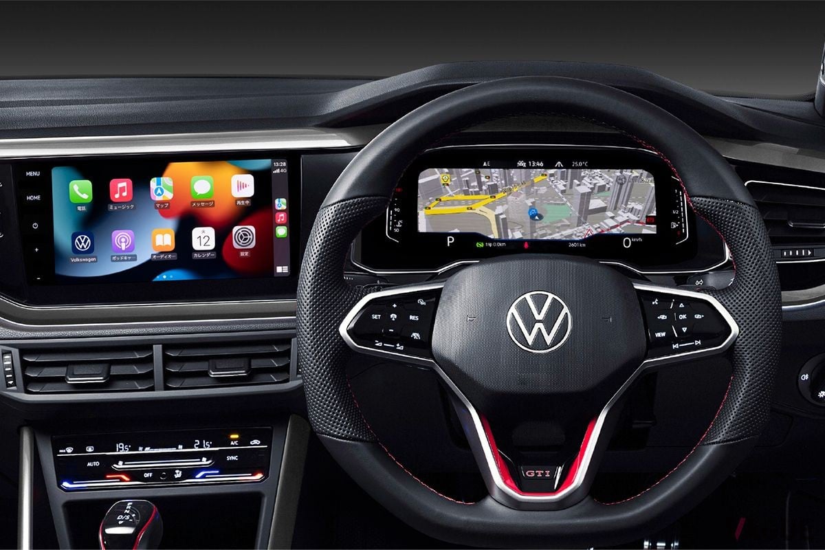 VW改良新型「ポロGTI」のインテリア