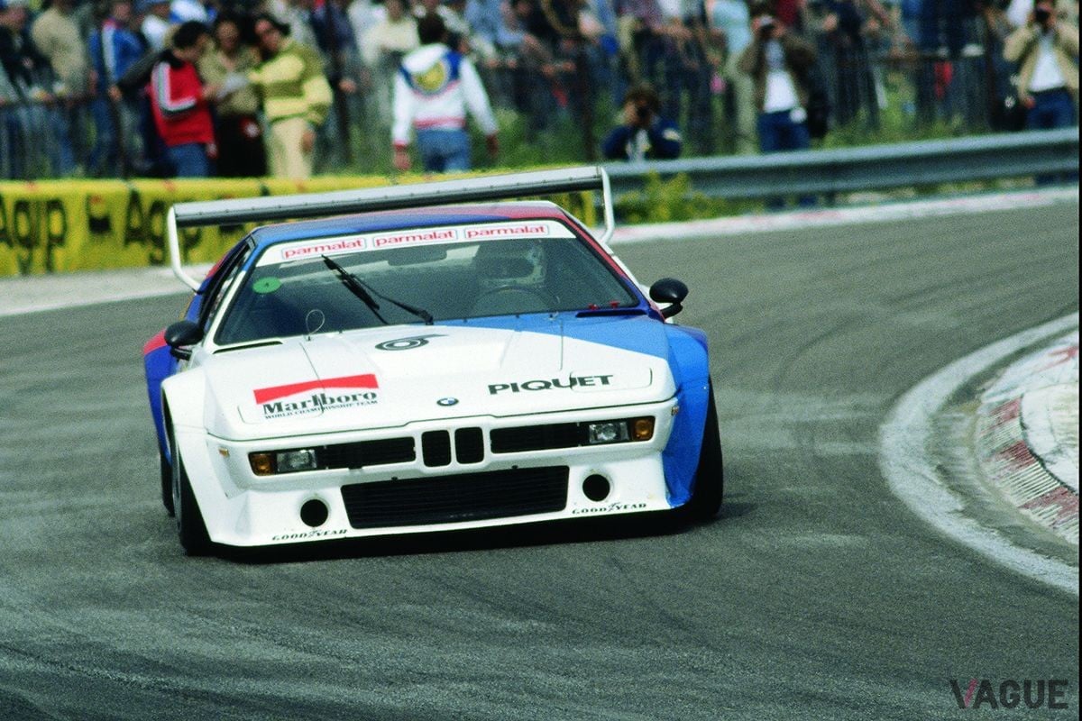 1981年、ネルソン・ピケ選手がドライブする「M1 プロカー」