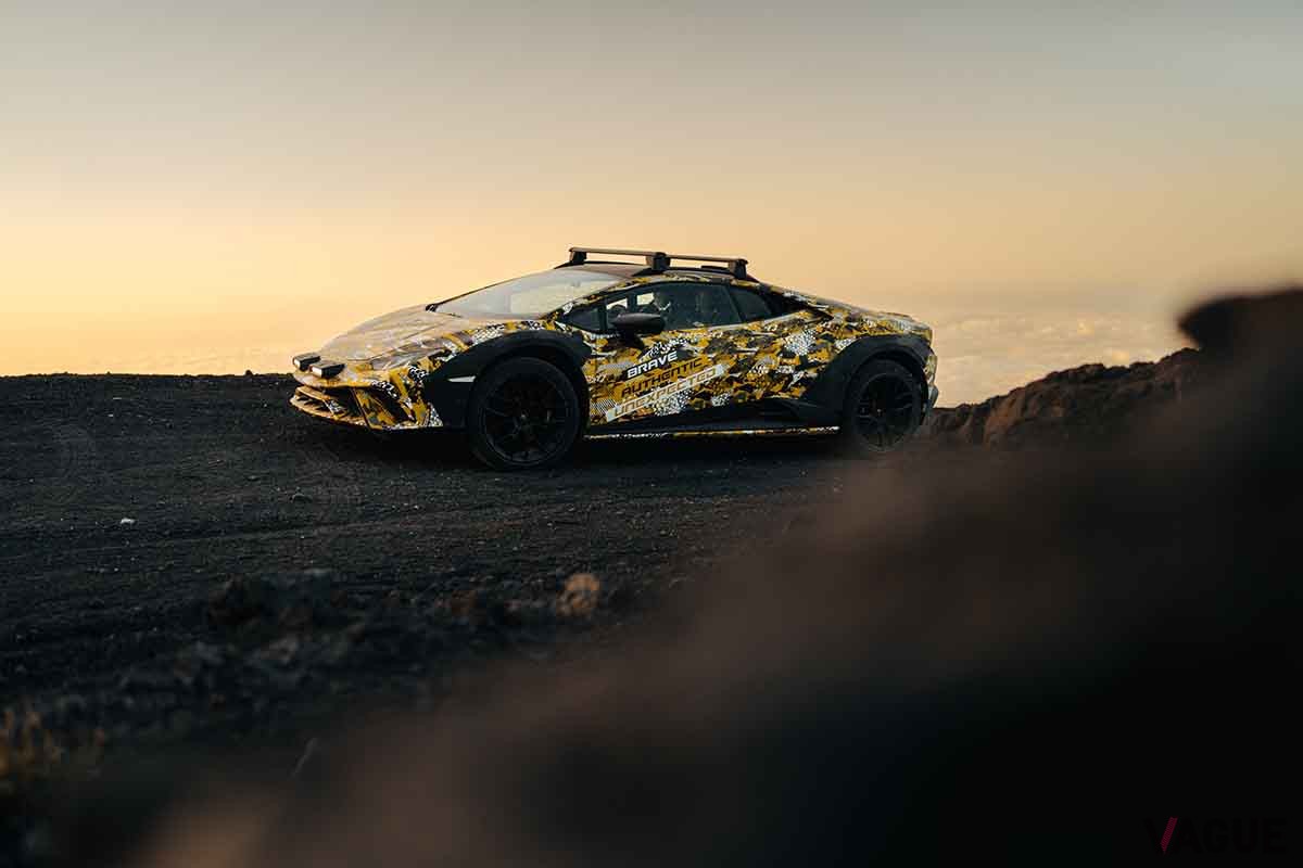 開発中のランボルギーニ新型「ウラカン・ステラート」