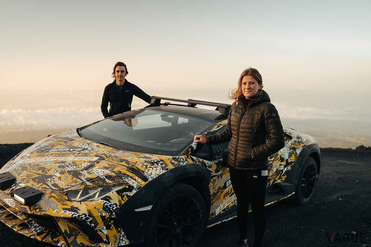 開発中のランボルギーニ新型「ウラカン・ステラート」
