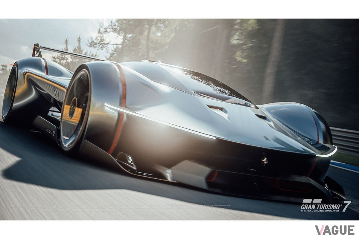 「フェラーリ　ヴィジョン・グランツーリスモ」のゲーム画面