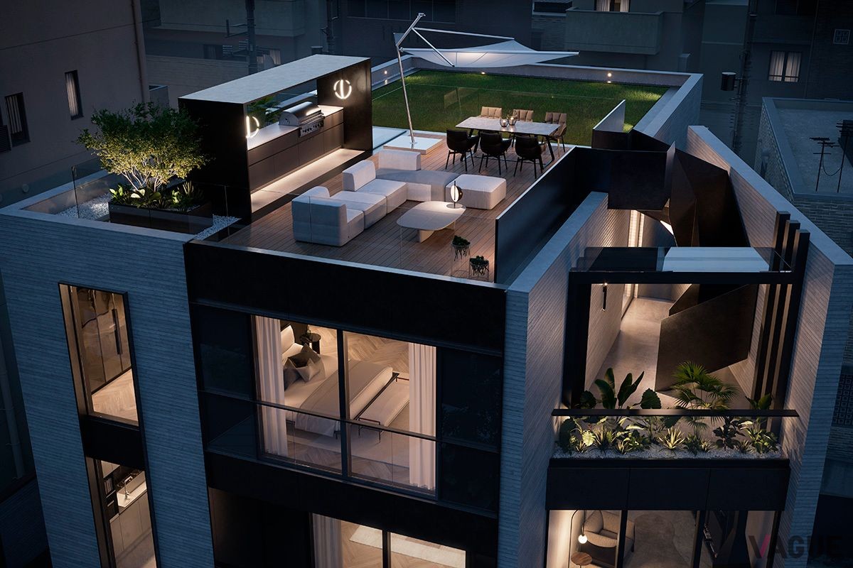 「N°001 MINAMI AOYAMA DESIGNED BY ASTON MARTIN」の外観