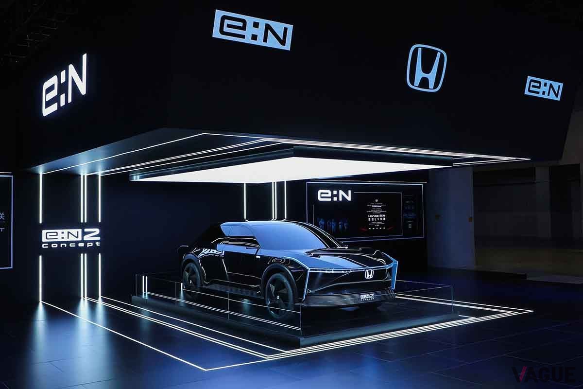 中国・上海で世界初公開されたホンダ「e：N2コンセプト」