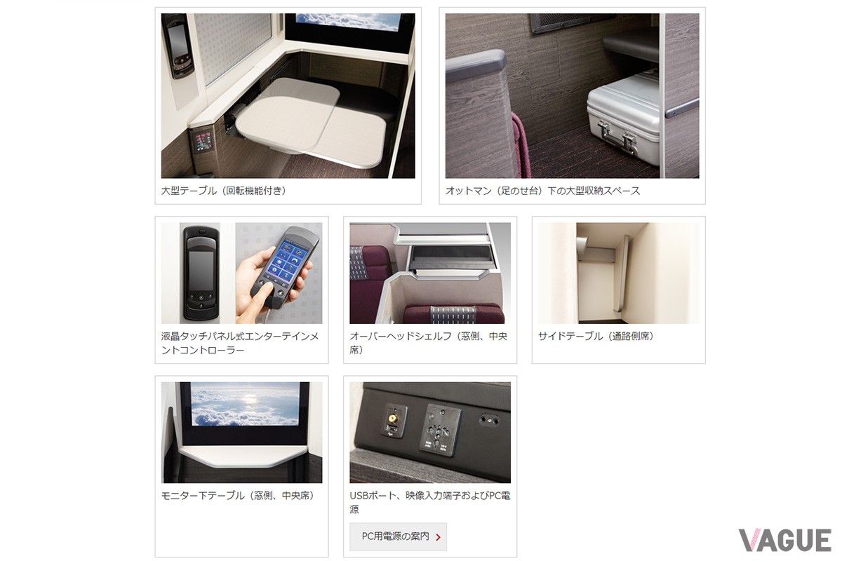 JALのボーイング「777-300ER」のビジネスクラス（JAL公式ホームページより）