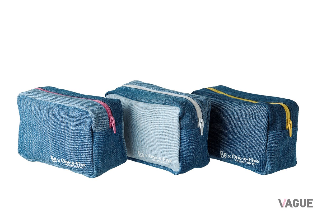 廃棄寸前の「Levi’s 501」をリメイクしたデニムポーチはふたつとして同じ色合いのものない一点モノ