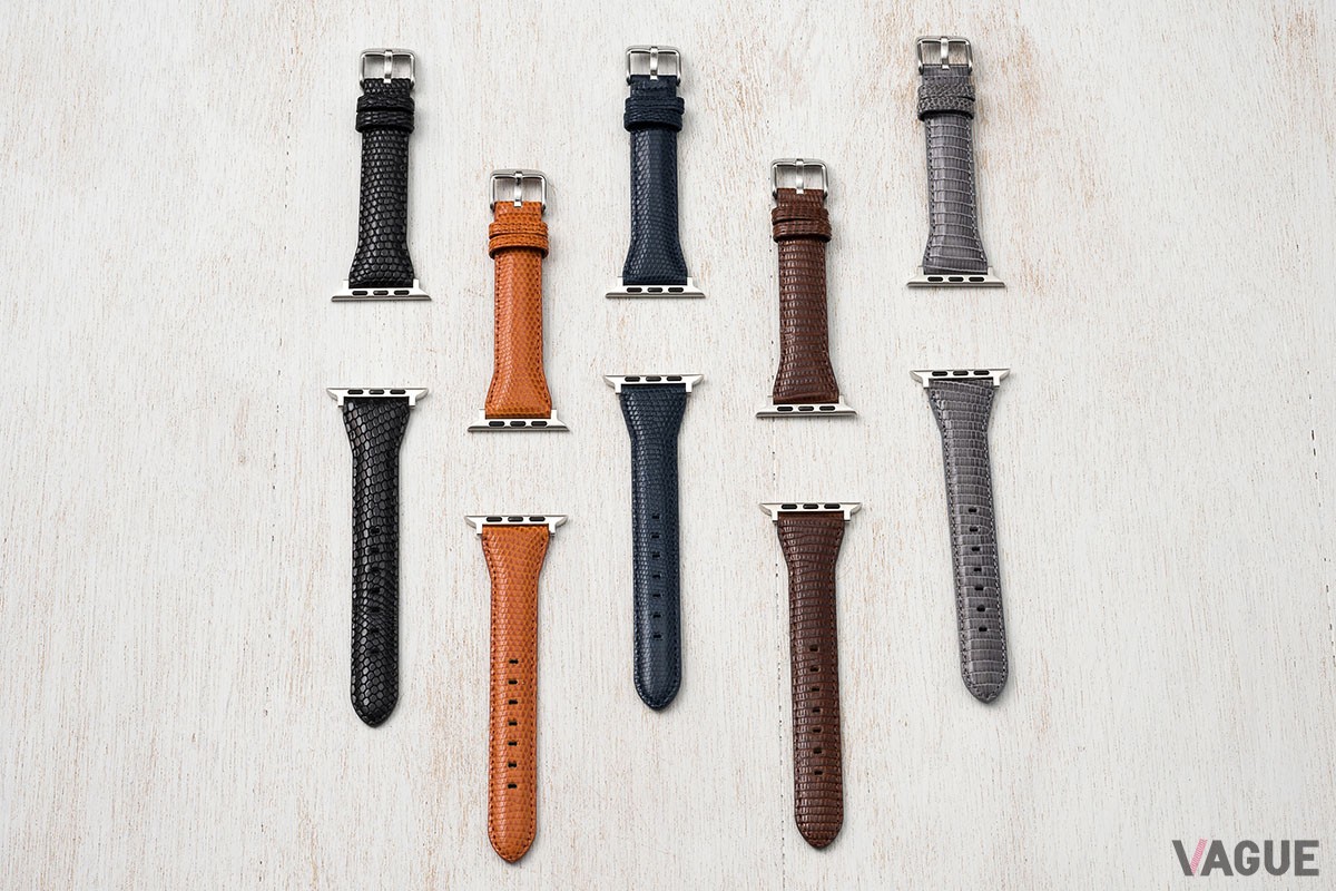 「リザードウォッチバンド」（Apple Watch42／44／45mm対応）