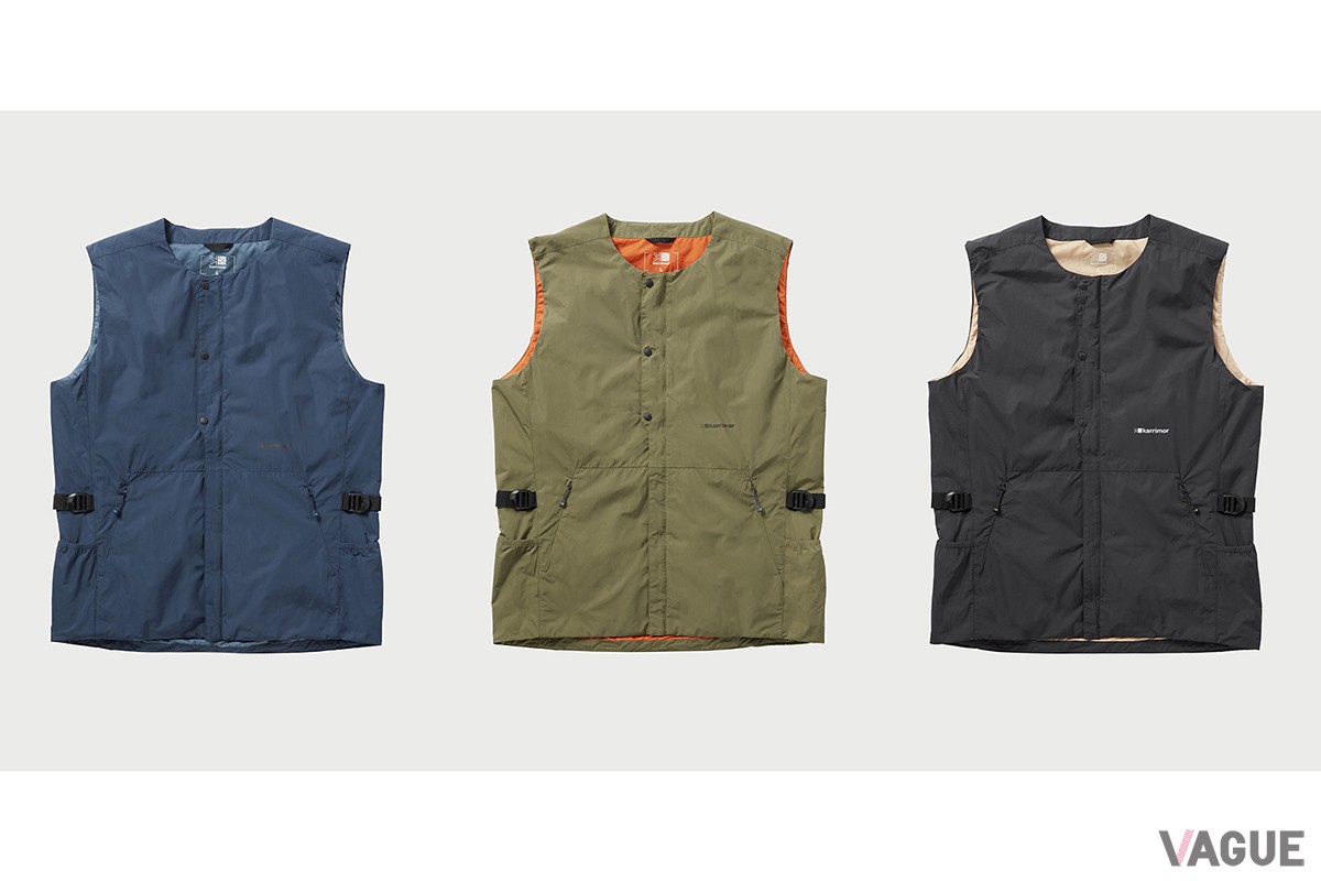 カリマー「camp insulation vest」
