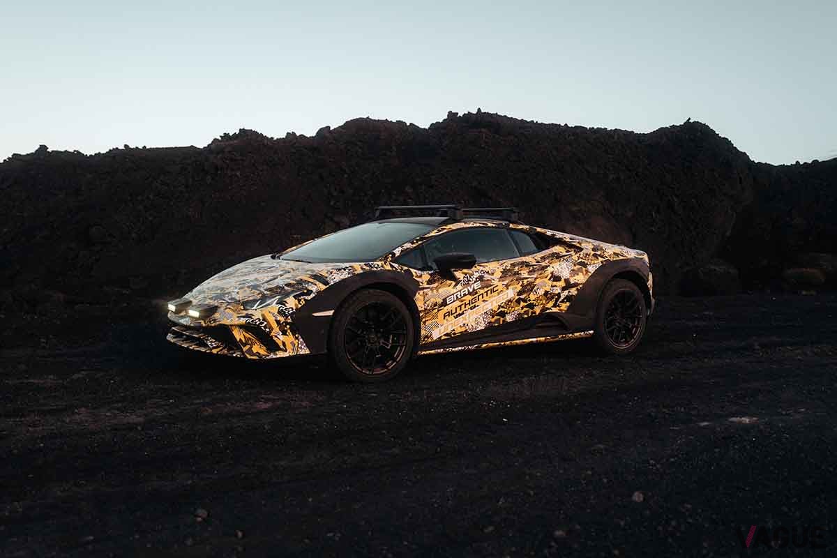 ランボルギーニ新型「ウラカン・ステラート」の開発車