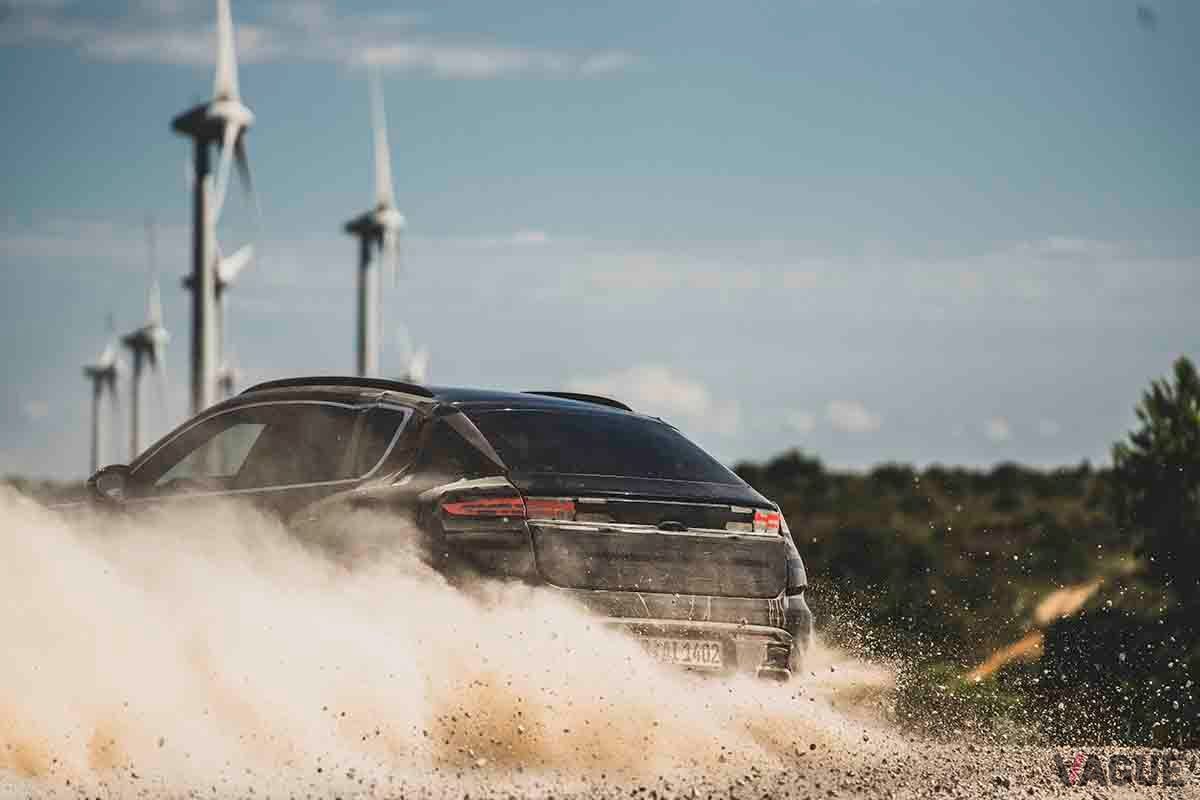 次期型ポルシェ「マカン」の開発シーン