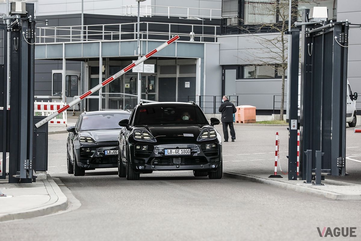 次期型ポルシェ「マカン」の開発シーン