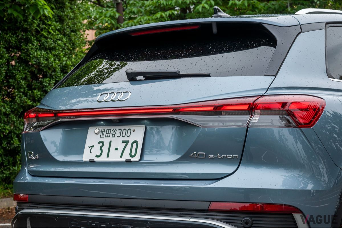 アウディ「Q4 40 e-tron」。150kWを発生するモーターを搭載、後輪を駆動する