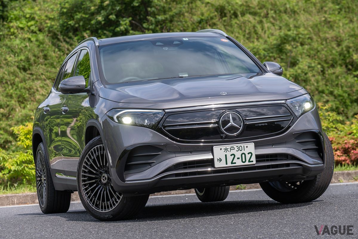 メルセデス・ベンツ「EQA250」。140kW（190馬力）を発生するモーターを搭載、前輪を駆動する