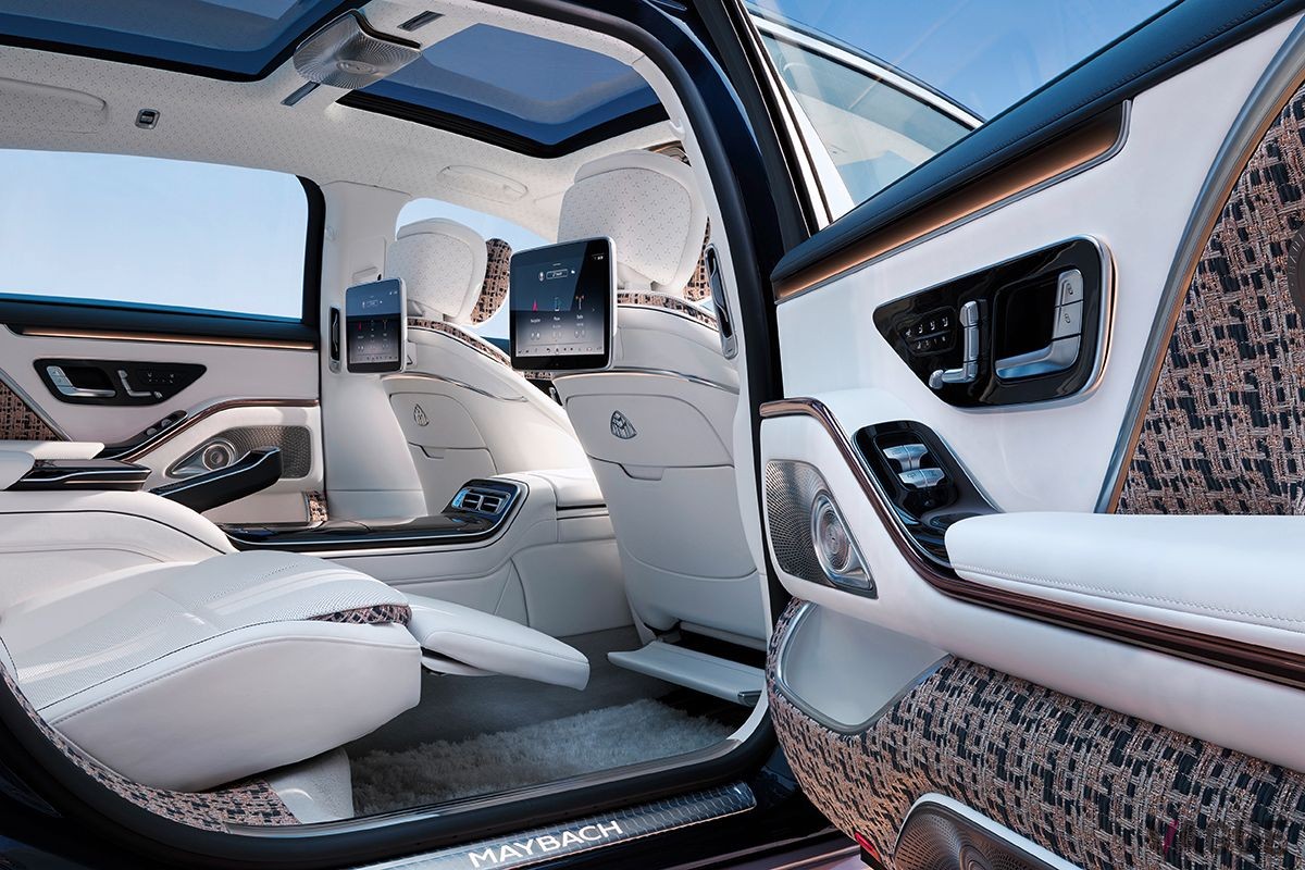 「メルセデス・マイバッハSクラス オート・ヴォアチュール」のインテリア