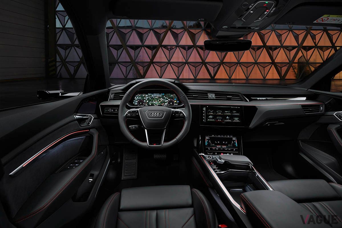 アウディ「Q8 e-tron」のインテリア