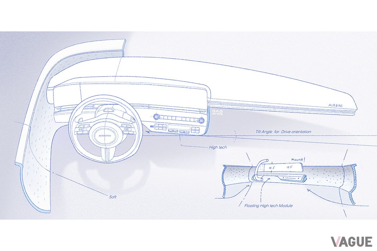 ヒョンデ新型「コナ」のデザイン画