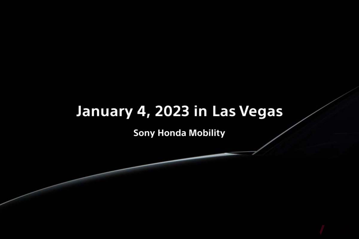 ソニー・ホンダモビリティは12月20日、年明けの1月4日(現地時間)、米国ラスベガスで開催されるCES2023で新発表を行うティザー動画を掲載した