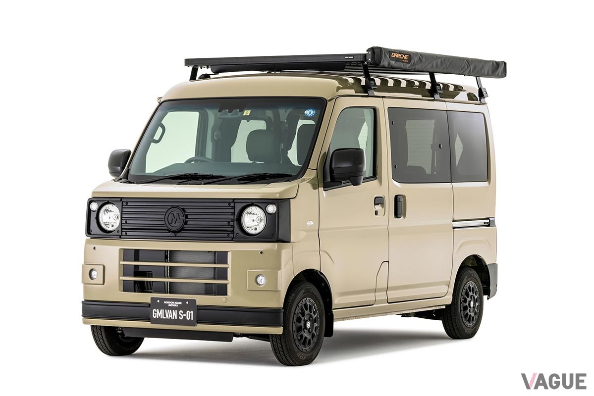 軽バンを車中泊仕様に仕上げたGORDON MILLER「GMLVAN S-01」は、オプション類も充実
