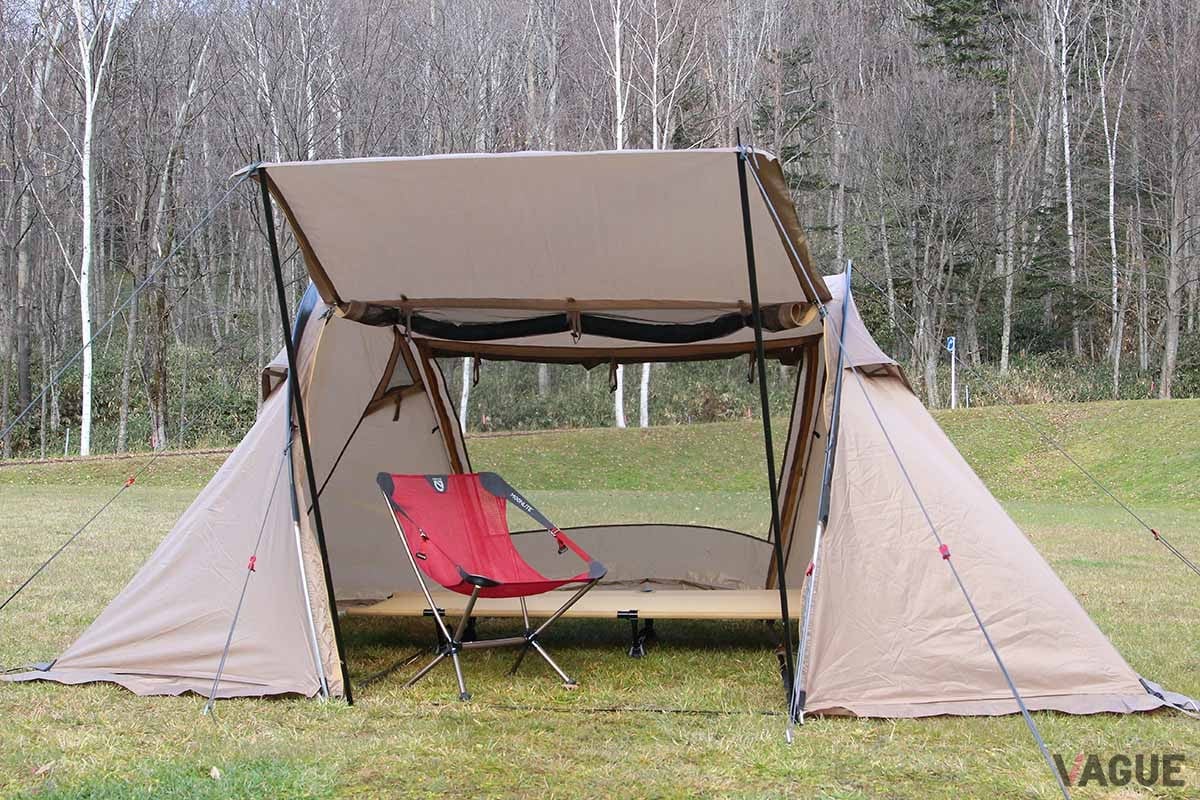 冬のソロキャンプ用テント探してる？ 抜群の使いやすさを誇る「カマボコ型」テントがおすすめの理由 | VAGUE(ヴァーグ)