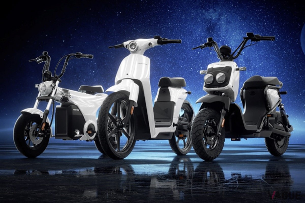 ホンダの中国現地法人である本田技研工業（中国）投資有限公司が公開したCub e:」、「Dax e:」、「「ZOOMER e:」