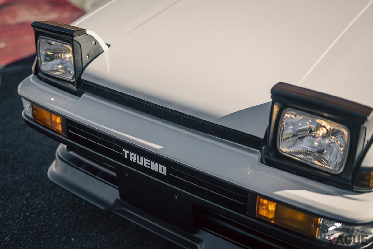 「東京オートサロン2023」のGRブースを飾ったAE86型「スプリンター トレノ」は水素エンジン搭載車。名機“4A-G”型をポート噴射のままで水素エンジン化した