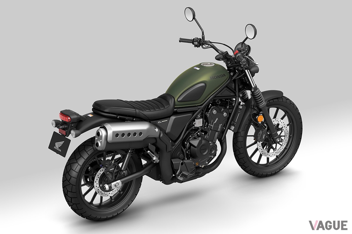 EICMA2022で発表されたホンダ「CL500」。250ccクラスの登場にも期待が高まる