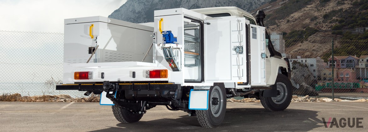 TGS社が手がける架装車両（C）トヨタ・ジブラルタル・ストックホールディングス