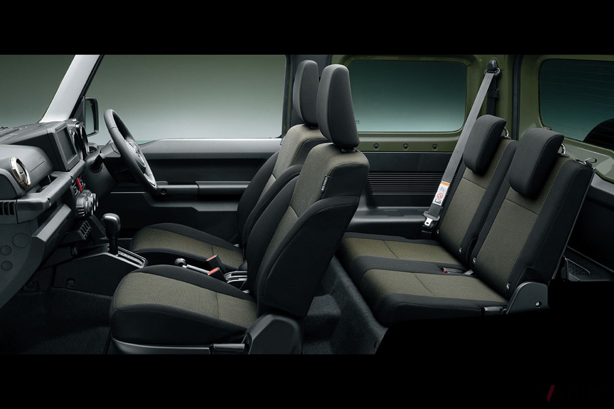 2023年1月にインドで発表されたスズキ新型「ジムニー5ドア」のインテリア