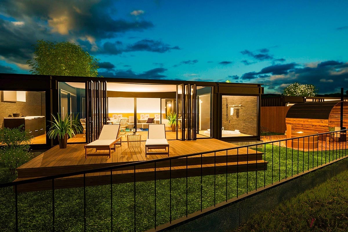 全棟に完備されたサウナと富山の絶景を堪能できるグランピングヴィラが魅力的な「Namerikawa Granvilla Grappa」