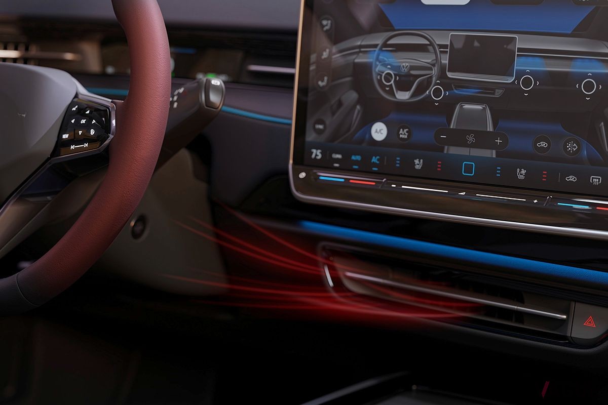 VW新型「ID.7」のインテリア