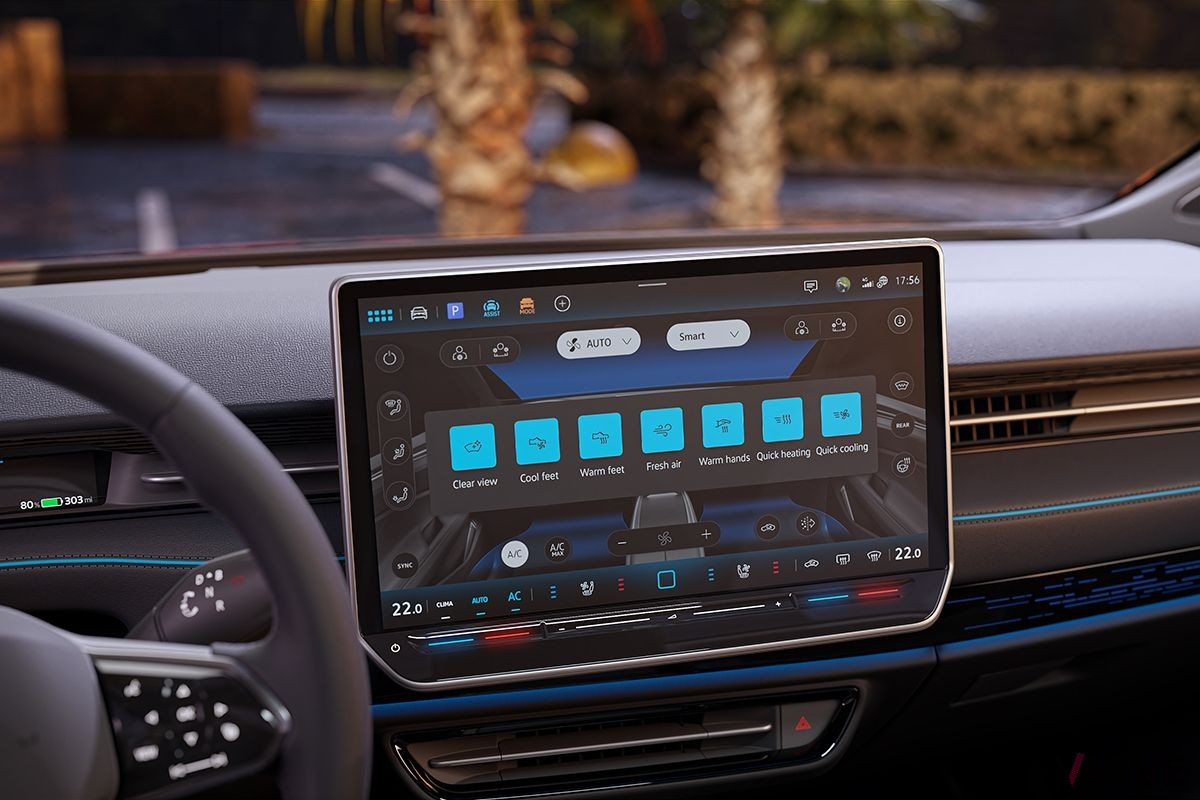 VW新型「ID.7」のインテリア