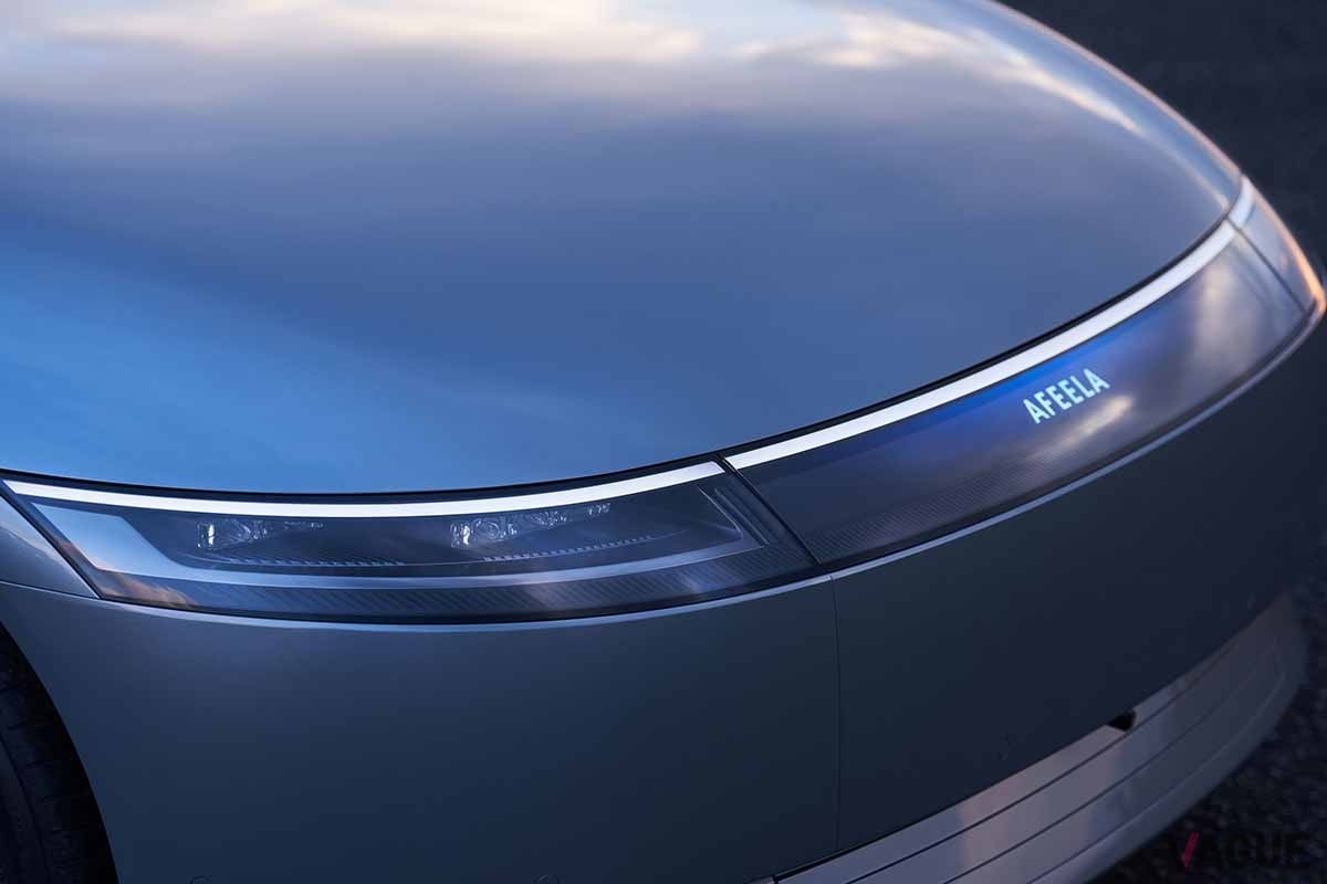 ソニー・ホンダモビリティが発表した新ブランド「AFEELA（アフィーラ）」を冠したEVのプロトタイプ