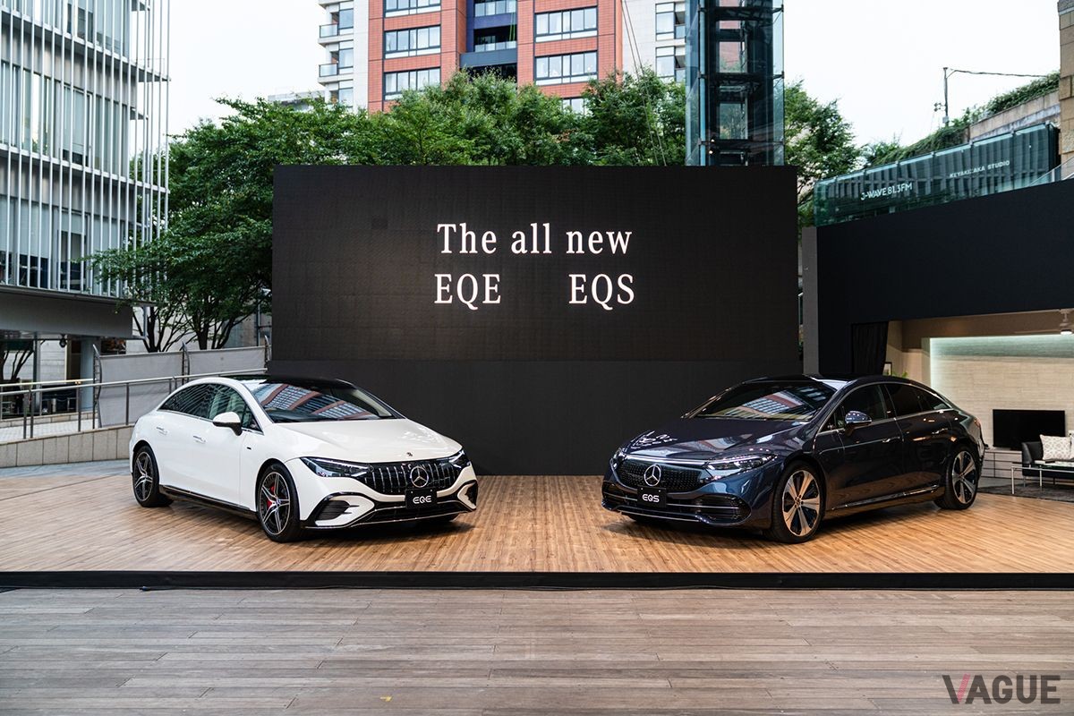 2022年9月に日本発表されたメルセデス・ベンツ「EQS」と「EQE」