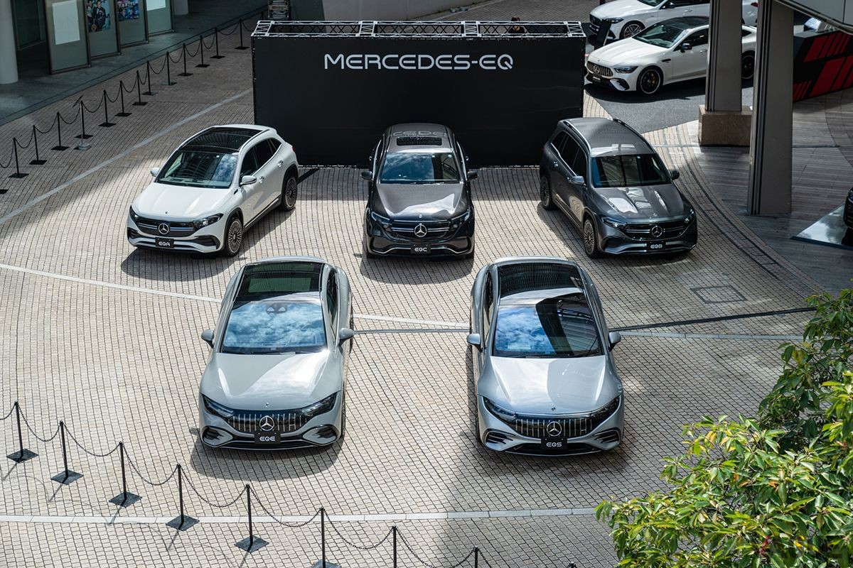 メルセデスEQラインナップ
