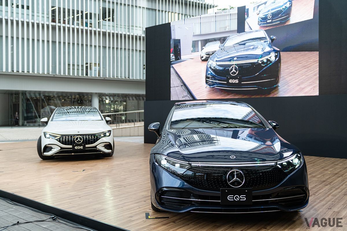 2022年9月に日本発表されたメルセデス・ベンツ「EQS」と「EQE」