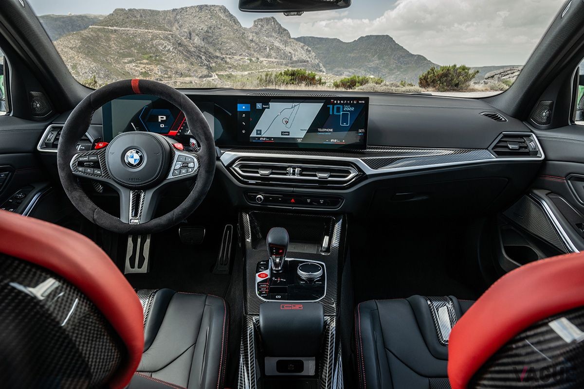 BMW新型「M3 CS」のインテリア