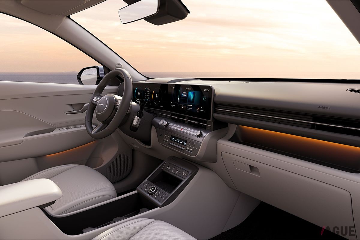 ヒョンデ新型「コナ」のインテリア
