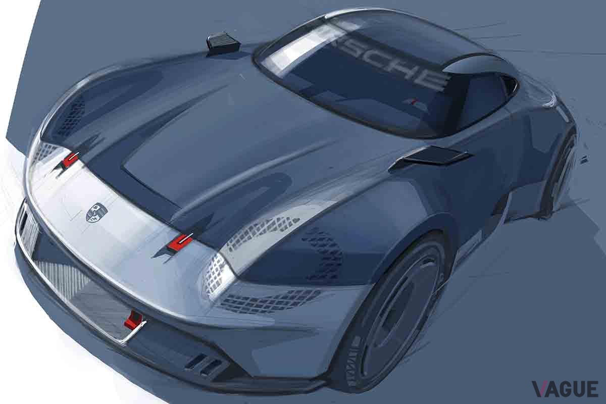 ポルシェ「ヴィジョン357」のデザイン画