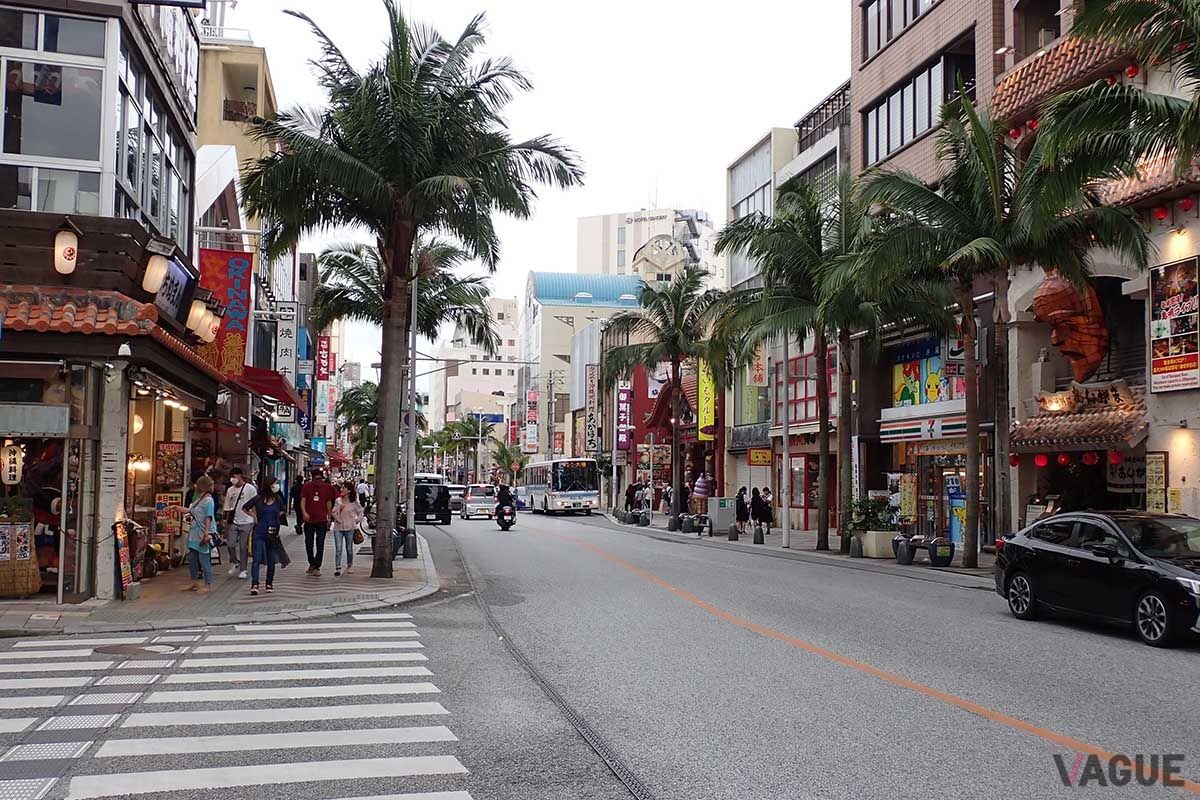 那覇市の中心部にある国際通り