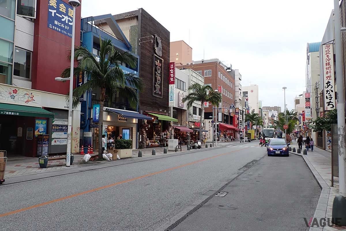 那覇市の中心部にある国際通り